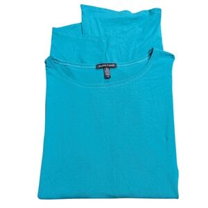 Eileen Fisher Sleeveless Top Size Large Asymmetrical Hem Cinched Elegant Viscose